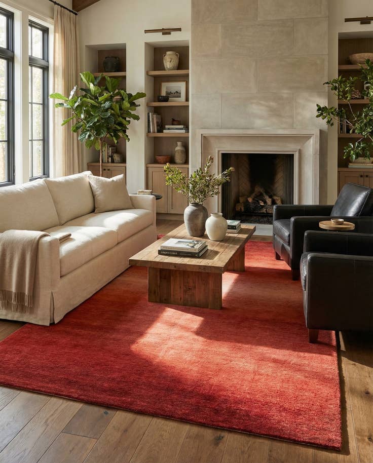 Detail image of 5' 8 x 8' Tibeter Terra Focus Rug