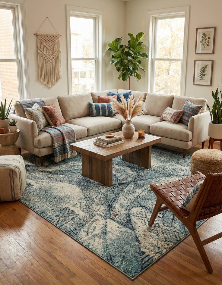 Detail image of 9' x 12' 2  Washable Arte Rug