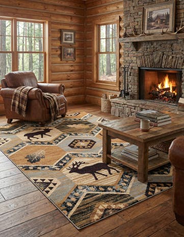5' 3 x 8' Pioneer Rug