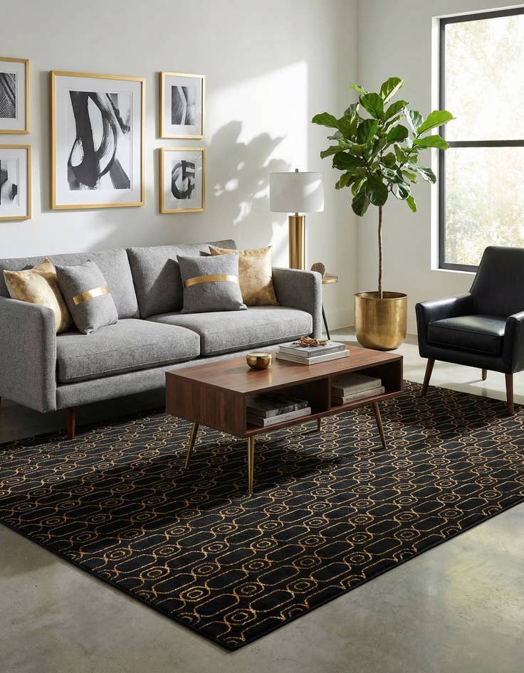 Detail image of  7' 10 x 10' Vogue Geo Rug