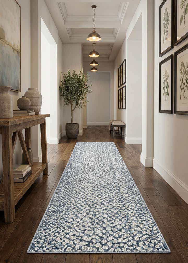 2' 7 x 12' Easy-Clean Safari Indoor / Outdoor Runner Rug