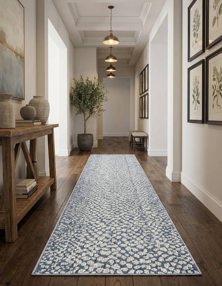 Detail image of 2' 7 x 12'  Washable Safari Indoor / Outdoor Runner Rug