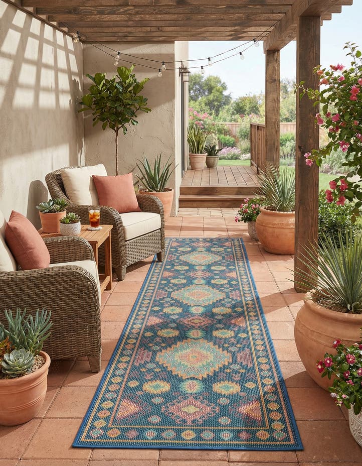 2' 7 x 10' Easy-Clean Baja Indoor / Outdoor R...