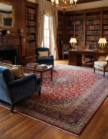 9' 7 x 12' 9 Mashad Rug