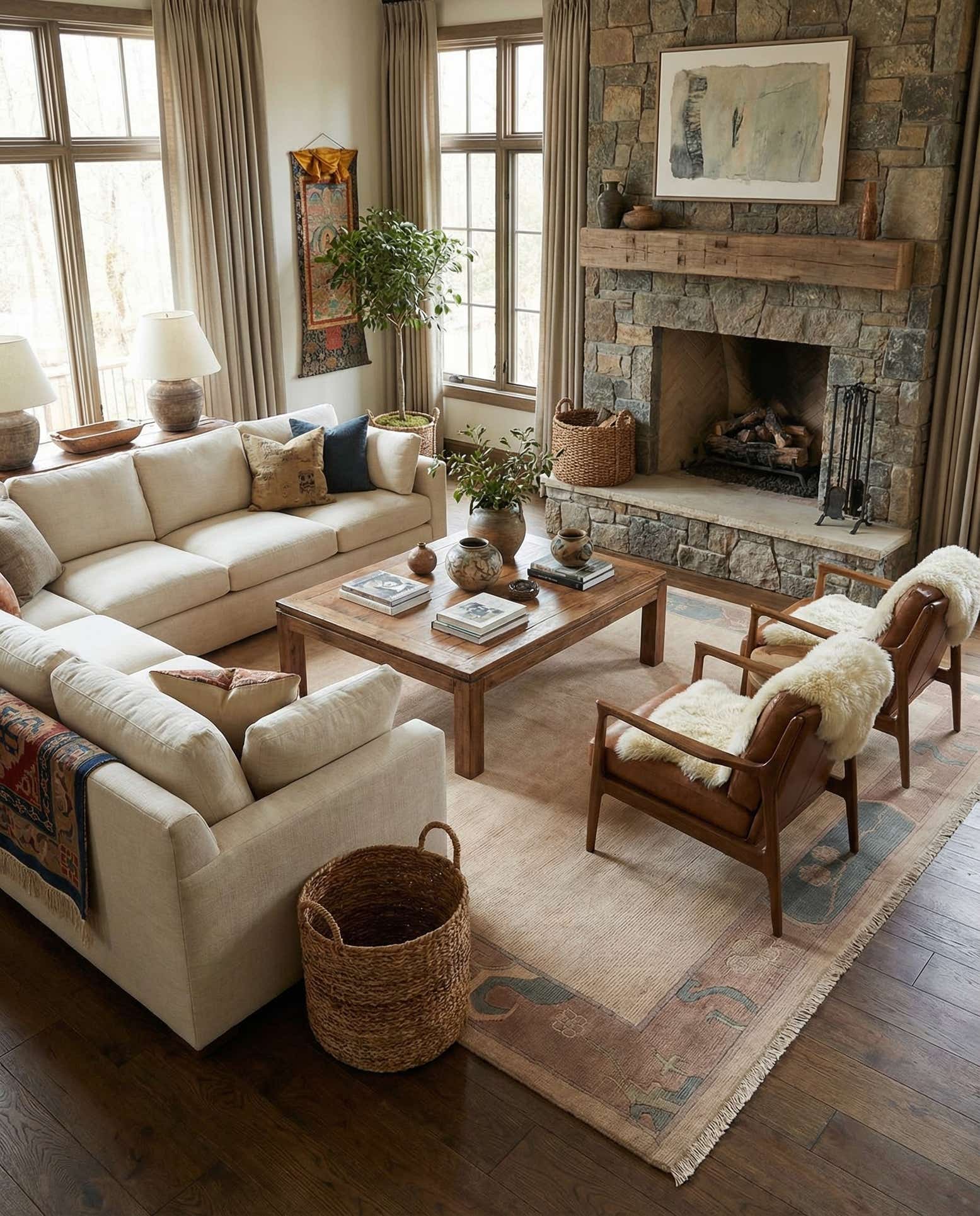 8' 6 x 11' 8 Hand Knotted Tibet Wool Rug