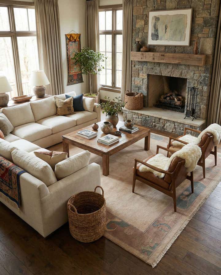 8' 6 x 11' 8 Hand Knotted Tibet Wool Rug