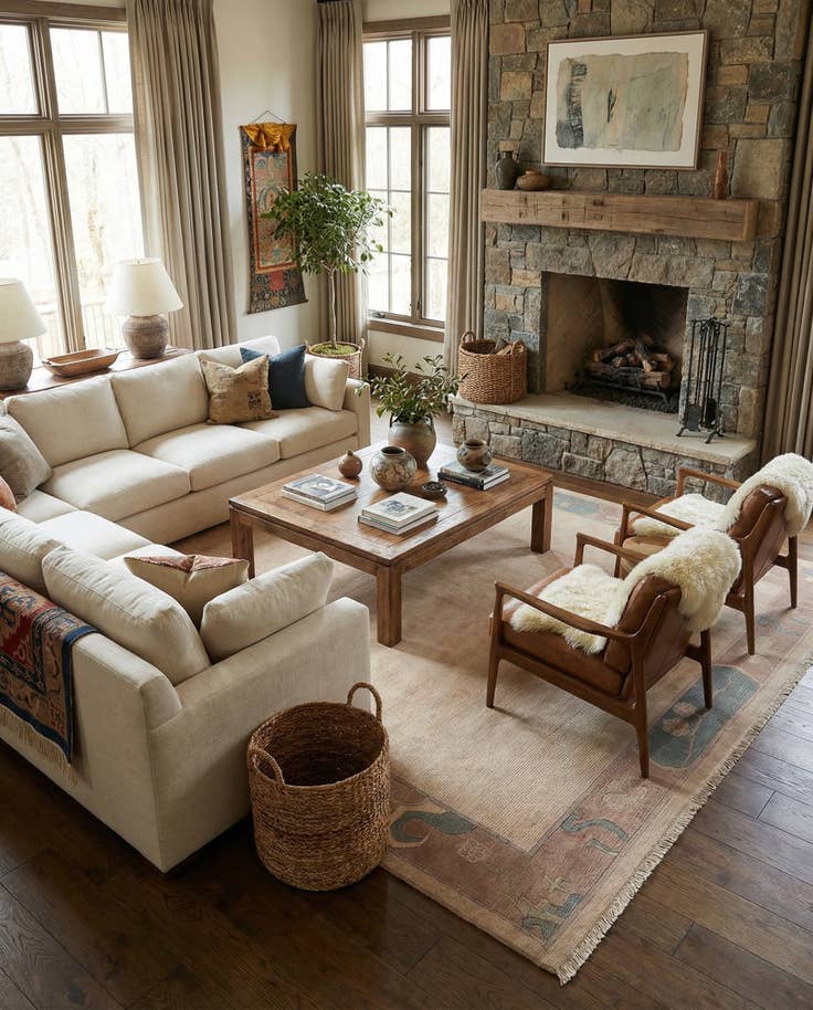 Detail image of 8' 6 x 11' 8 Hand Knotted Tibet Wool Rug