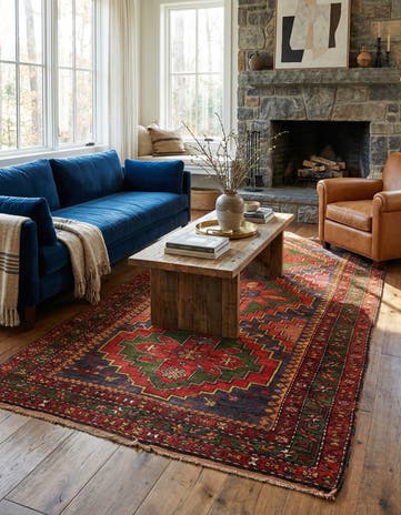 4' 6 x 7' 4 Kazak Rug
