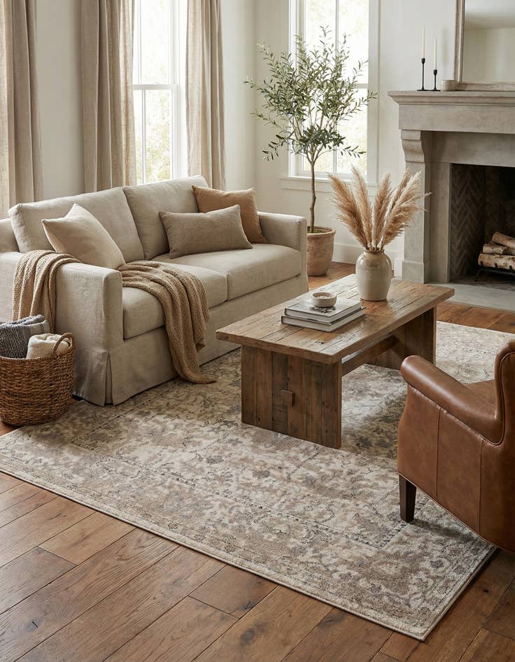 Detail image of 6' x 6' Oregon Square Rug