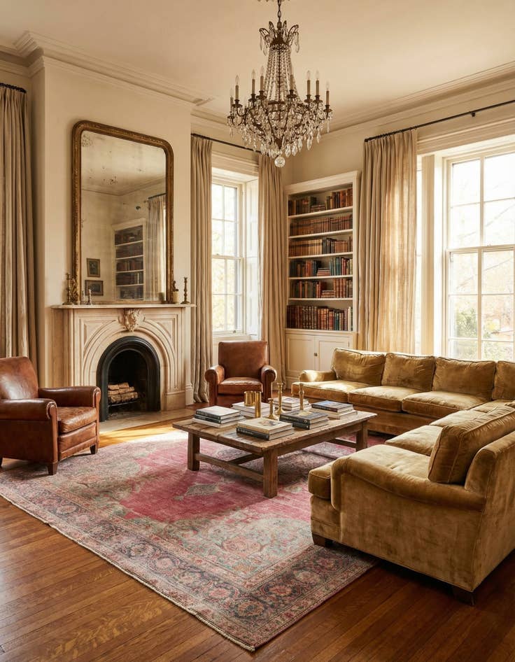 Detail image of  9' 7 x 13'  Hand Knotted Ultra Vintage Persian Wool Rug