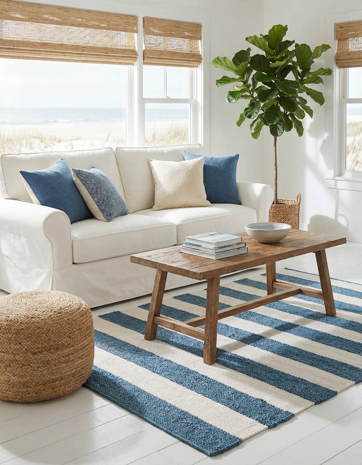 Detail image of  3' 1 x 5' 1 Jill Zarin Hamptons Rug