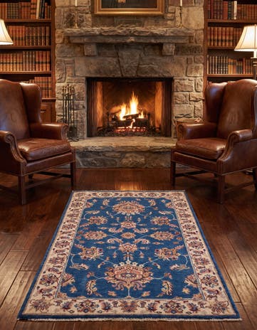 3' 1 x 5' 3 Hand Knotted Ziegler Rug