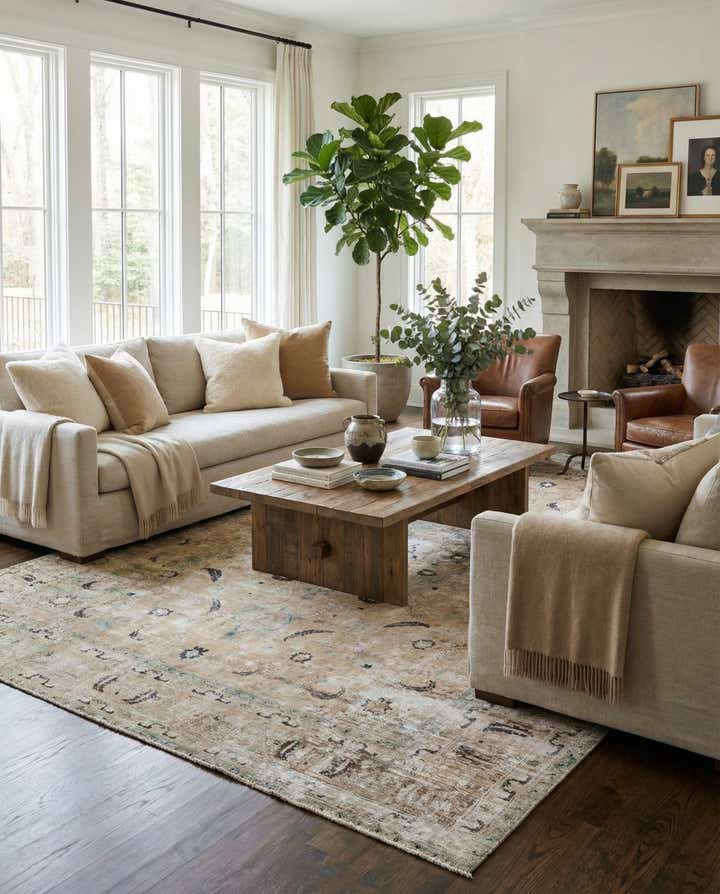 9' 10 x 12' 7 Hand Knotted Ultra Vintage Persian Wool Rug