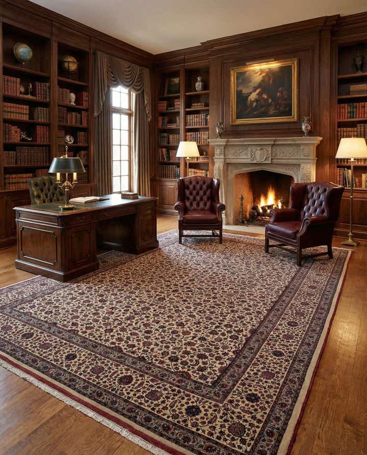 11' 3 x 16' 9 Mashad Rug