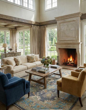 11' 5 x 14' 7 Hand Knotted Oushak Rug