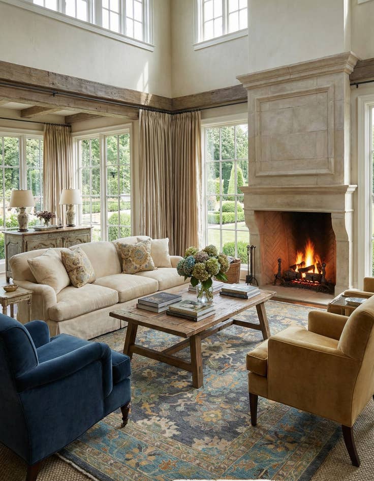 Detail image of 11' 5 x 14' 7  Hand Knotted Oushak Rug