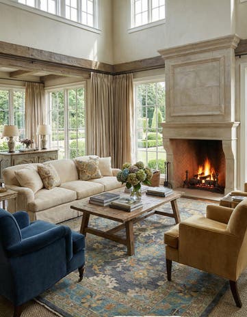 11' 5 x 14' 7 Hand Knotted Oushak Rug
