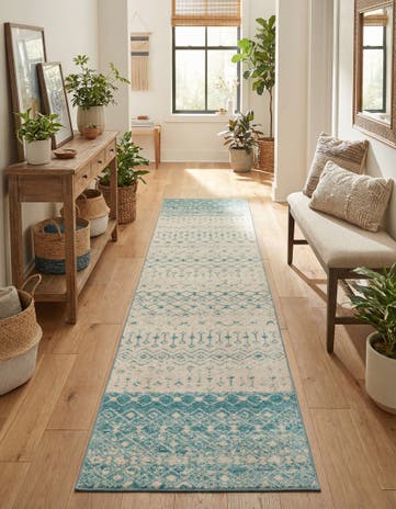 3' 3 x 16' 5 Moroccan Trellis Runner Rug