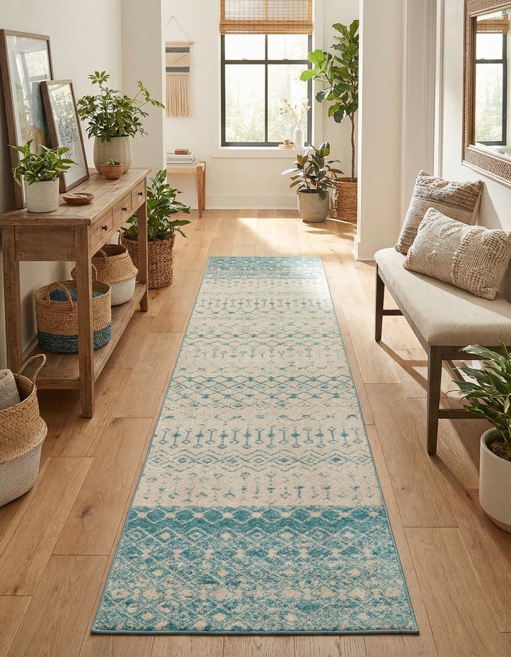 3' 3 x 16' 5 Moroccan Trellis Runner...