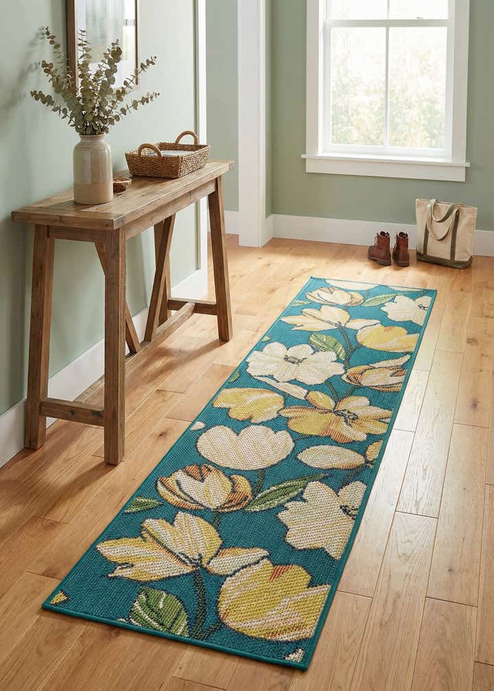 2' x 8' Easy-Clean Baja Indoor / Outdoor Runner Rug