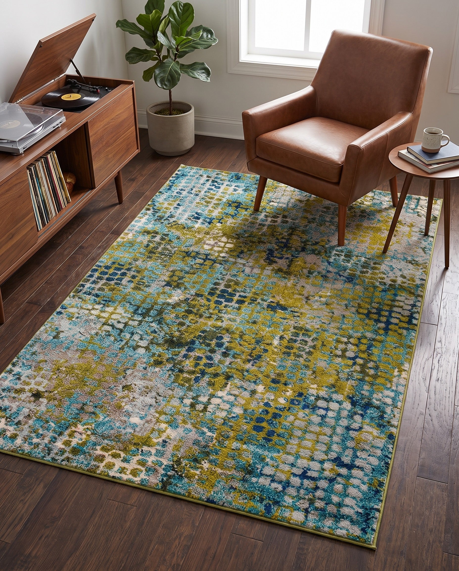 4' x 6' Washable Theia Rug
