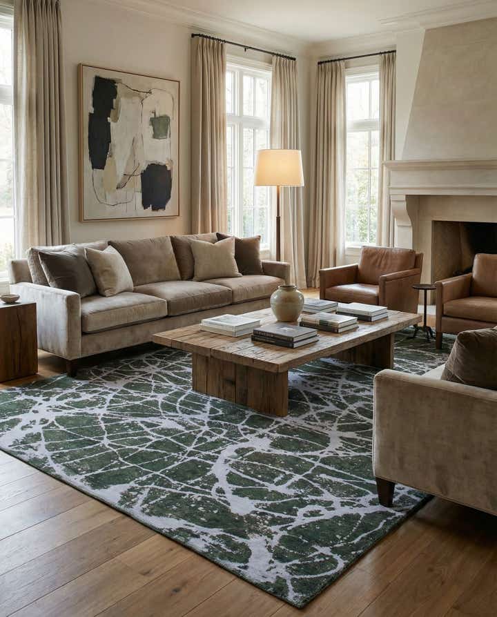 6' 6 x 9' 2 Hand Knotted Ultra Vintage Persian Wool Rug