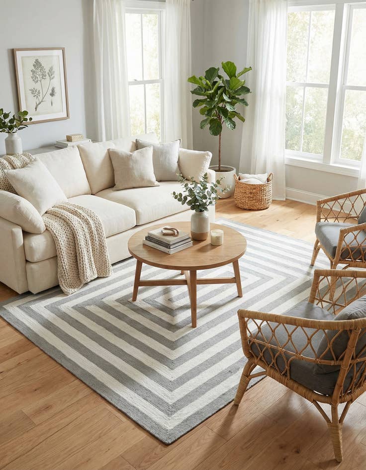 Detail image of  7' 10 x 10'  Hand Woven Eco Verse   Washable Indoor / Outdoor Rug