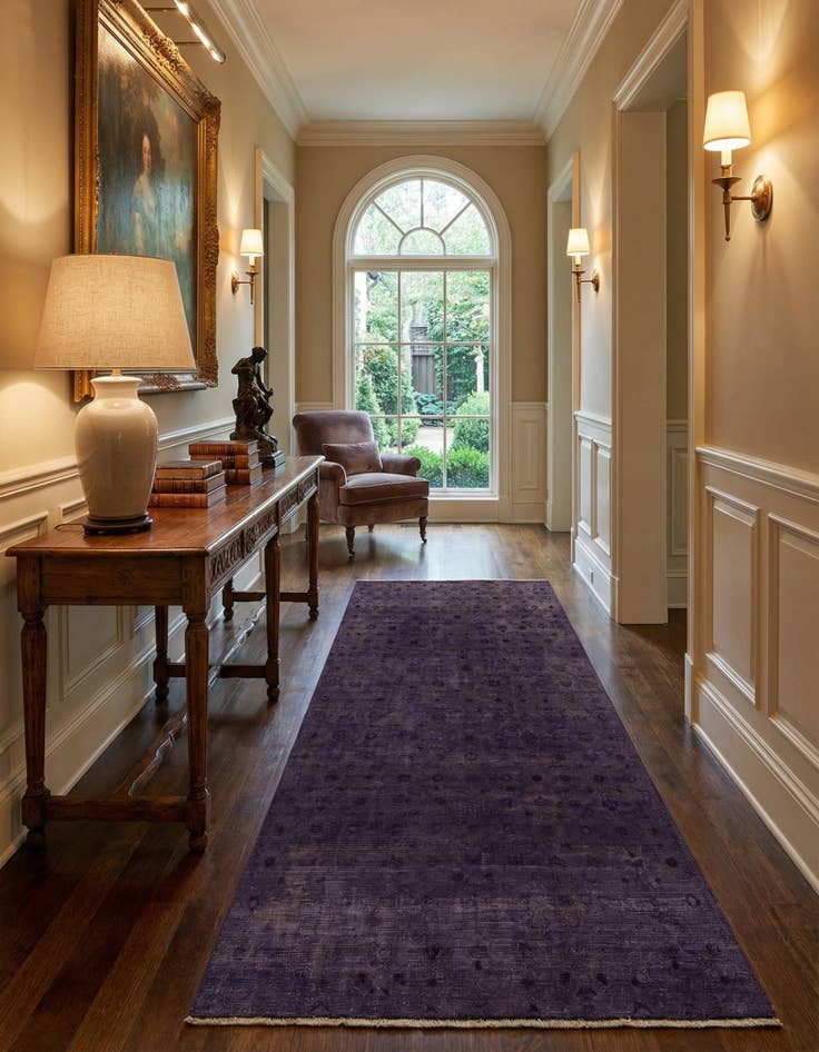 Detail image of 4' 1 x 8' 11  Hand Knotted Ultra Vintage Persian Wool Runner Rug