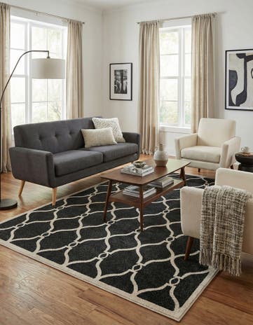 6' 5 x 9' 8 Lattice Rug