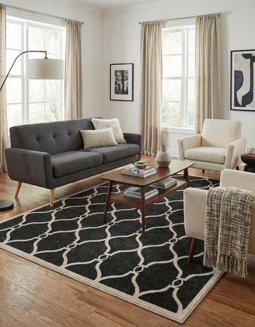 6' 5 x 9' 8 Lattice Rug