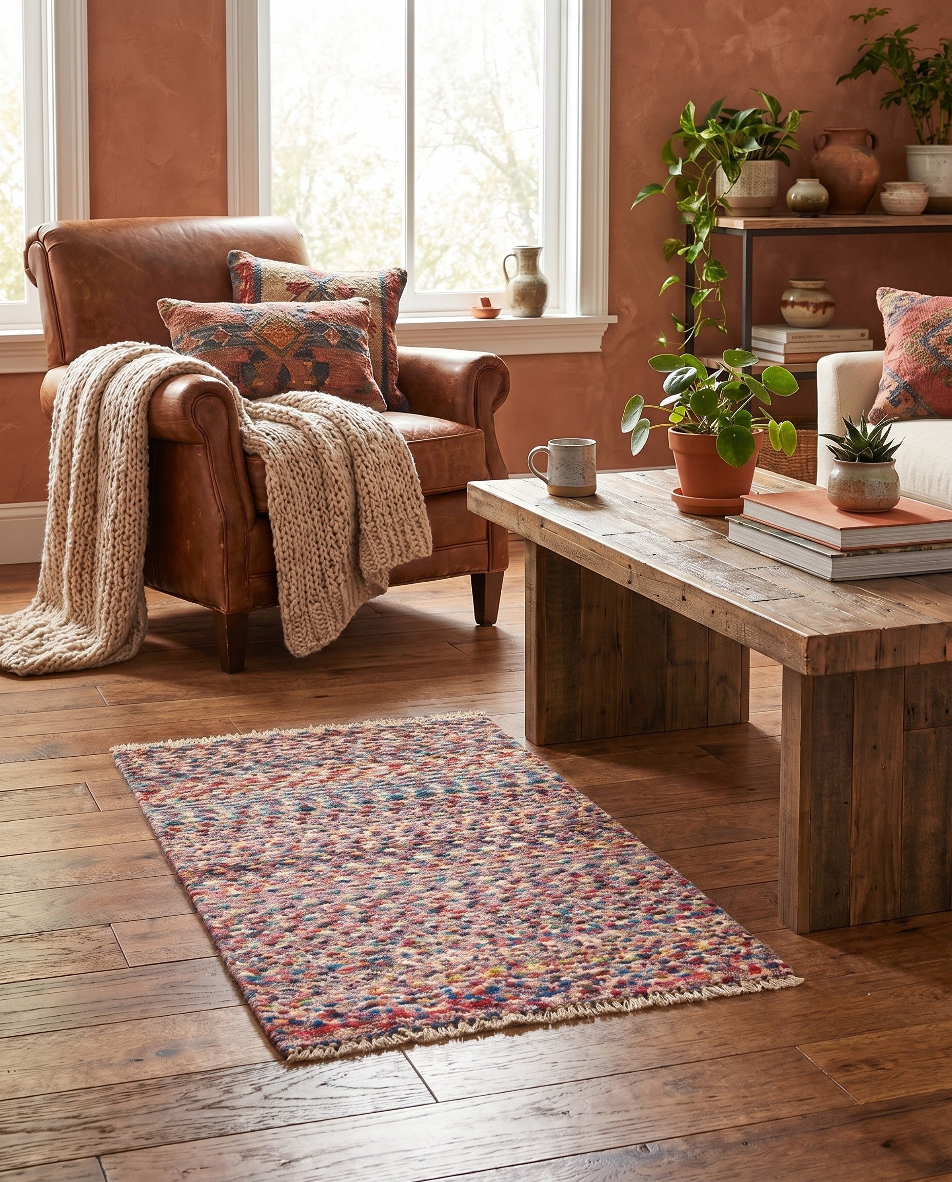 2' 8 x 4' 1 Hand Knotted Darya Wool Rug