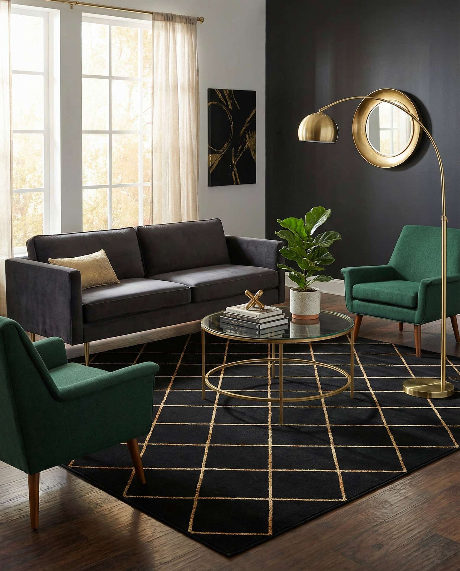 7' 10 x 7' 10 Vogue Geo Square Rug