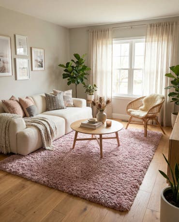  8' x 8' Infinity Shag Square Rug