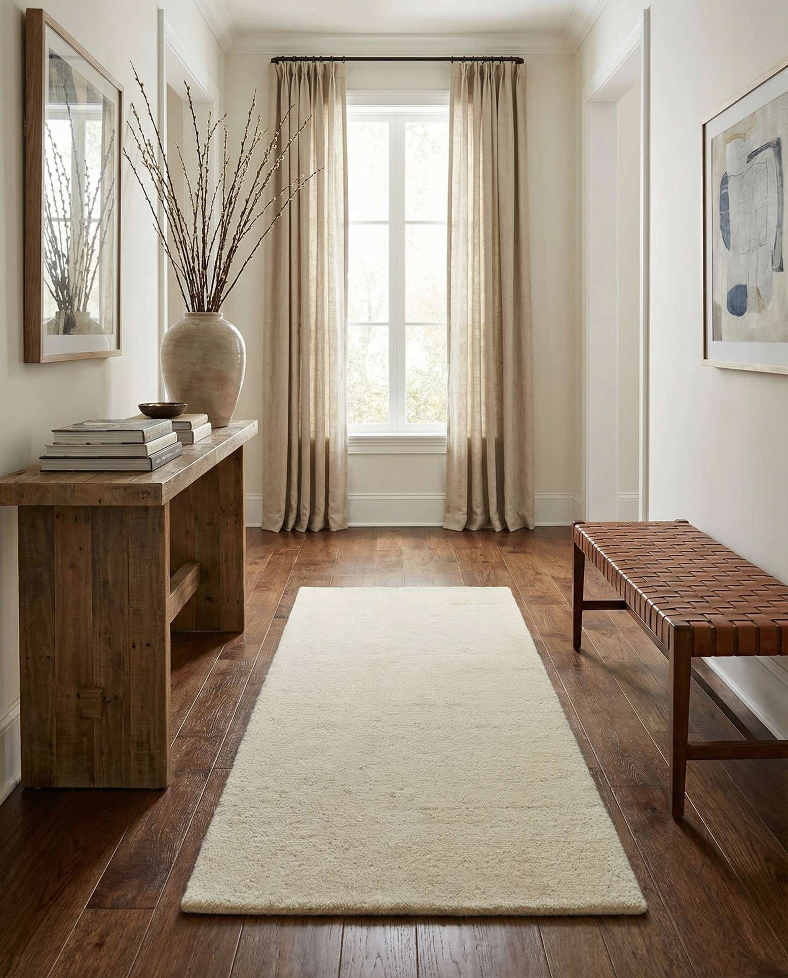 2' 4 x 4' 8 Gabbeh Wool Runner Rug