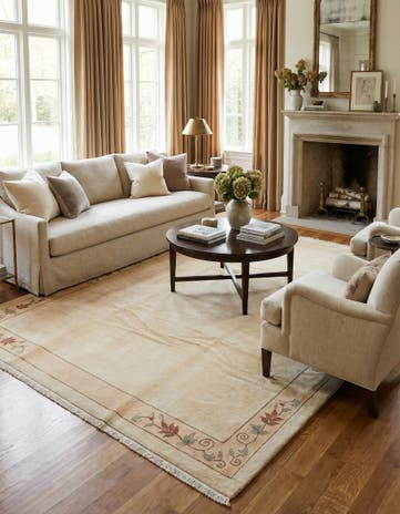8' 6 x 11' 4 Hand Knotted Tibet Wool Rug