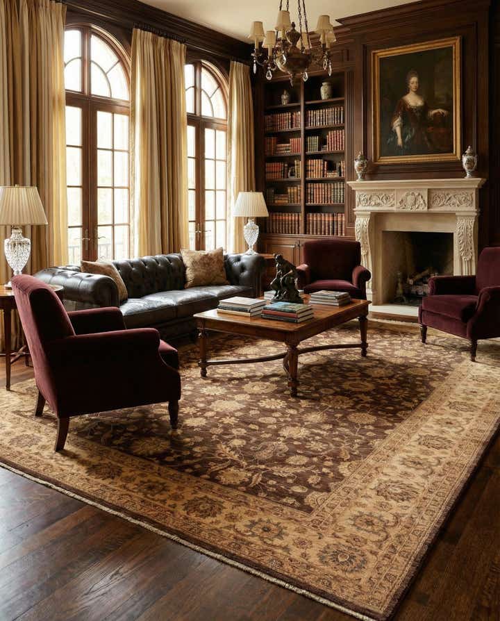 13' x 16' 6 Hand Knotted Peshawar Ziegler Rug