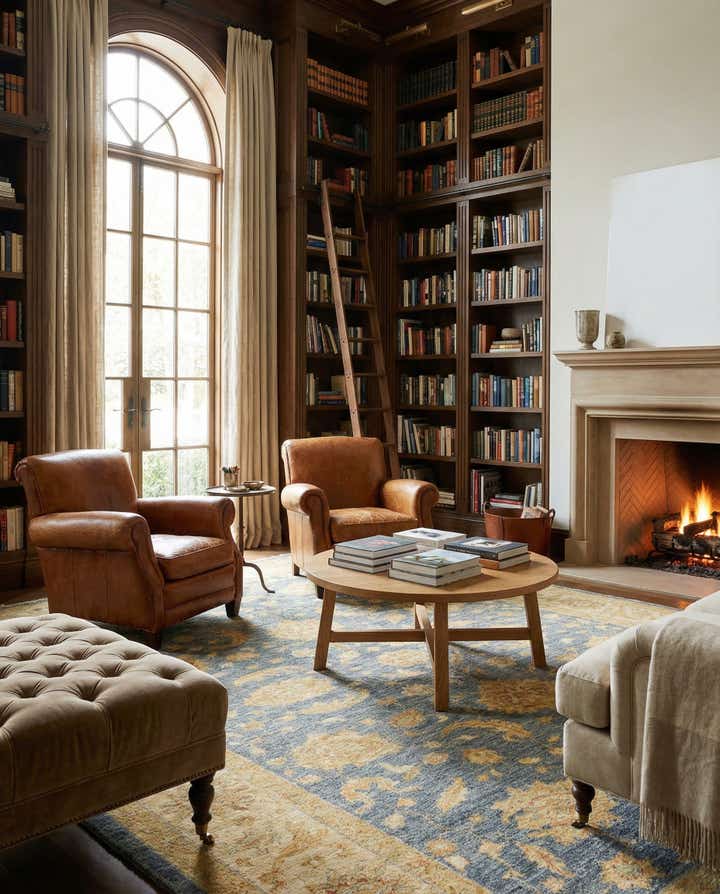 6' 9 x 10' 8 Ziegler Wool Rug