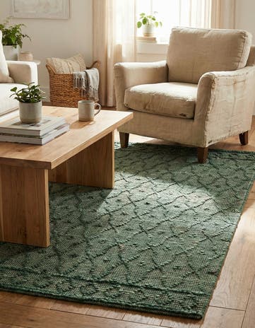 4' 1 x 6' 1 Hand Woven Larsa Jute Rug