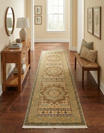 Cream Amina Runner Rug