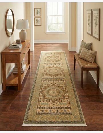 Cream Amina Runner Rug