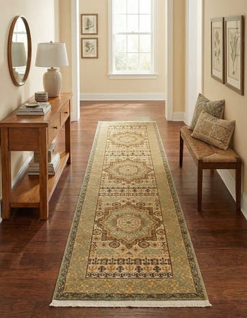 Cream Amina Runner Rug