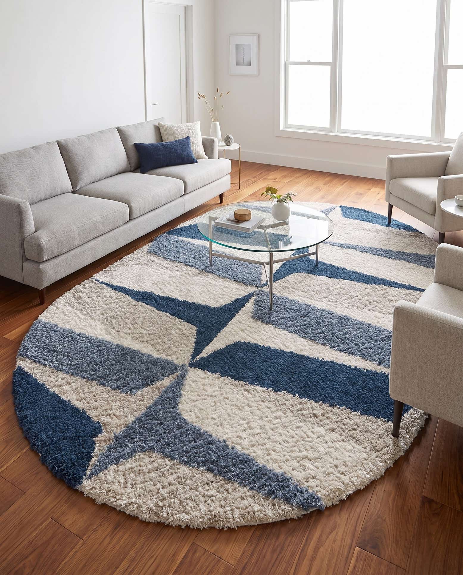 215cm x 305cm Lagom Shag Oval Rug