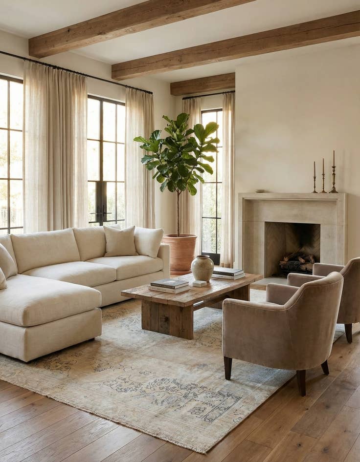 Detail image of 8' 2 x 11'  Hand Knotted Ultra Vintage Persian Wool Rug