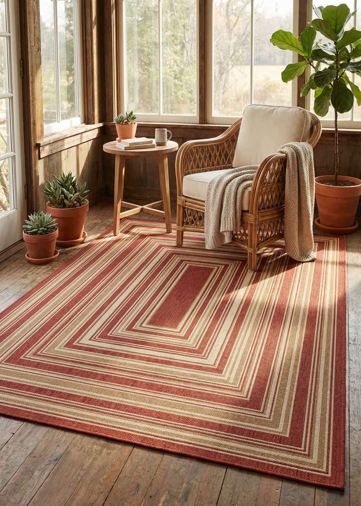 10' x 13' Easy-Clean Baja Indoor / Outdoor Rug