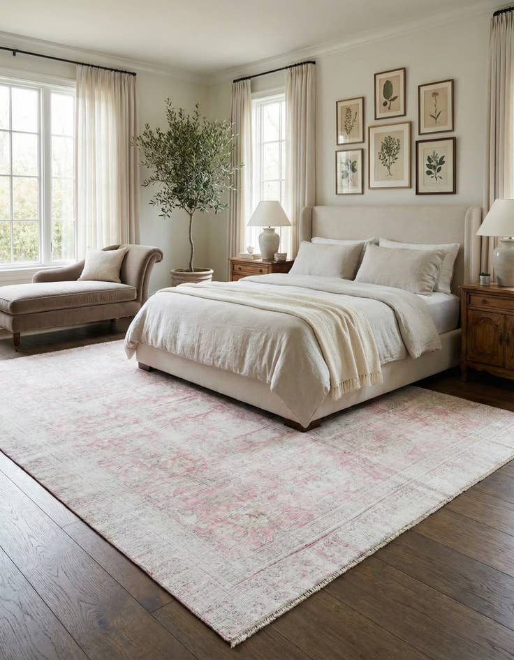 Detail image of 9' x 11' 8  Hand Knotted Ultra Vintage Persian Wool Rug