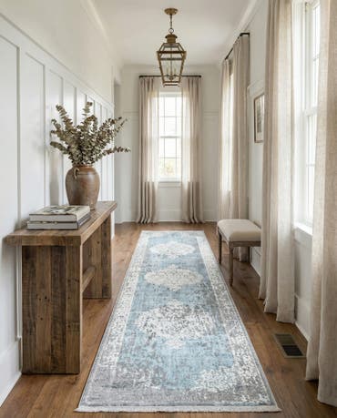  2' 7 x 12' Modern Classical Runner Rug