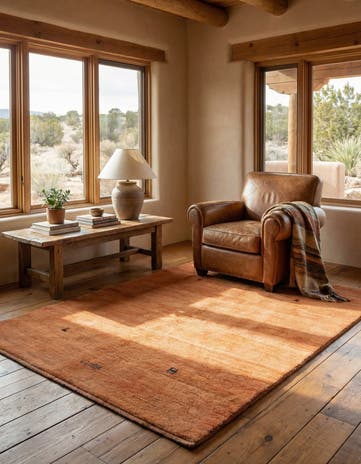 5' 1 x 6' 6 Gabbeh Rug