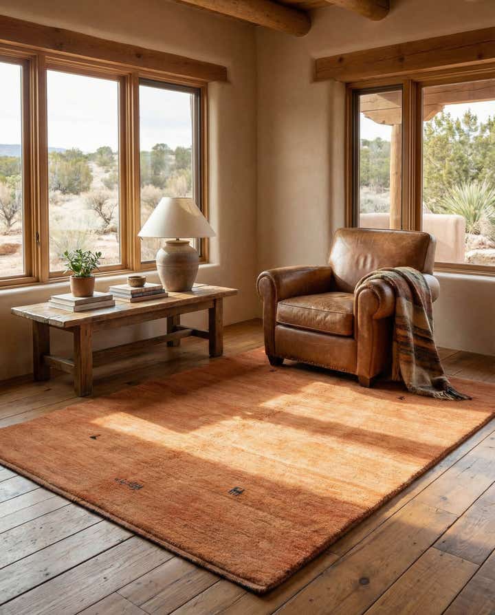 5' 1 x 6' 6 Gabbeh Rug