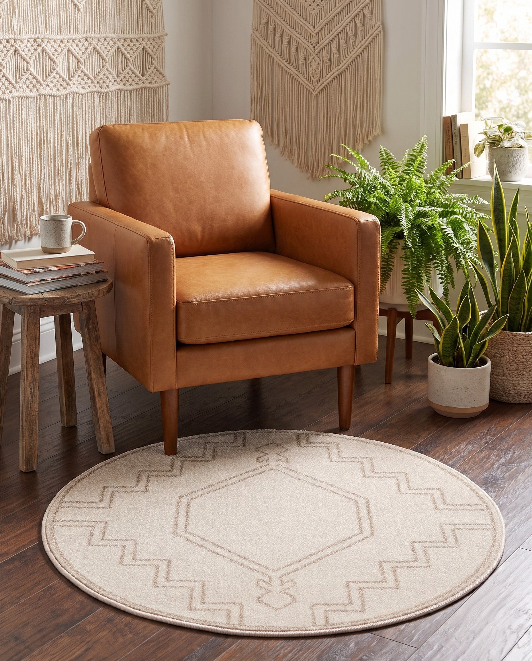 95cm x 95cm Contour Round Rug
