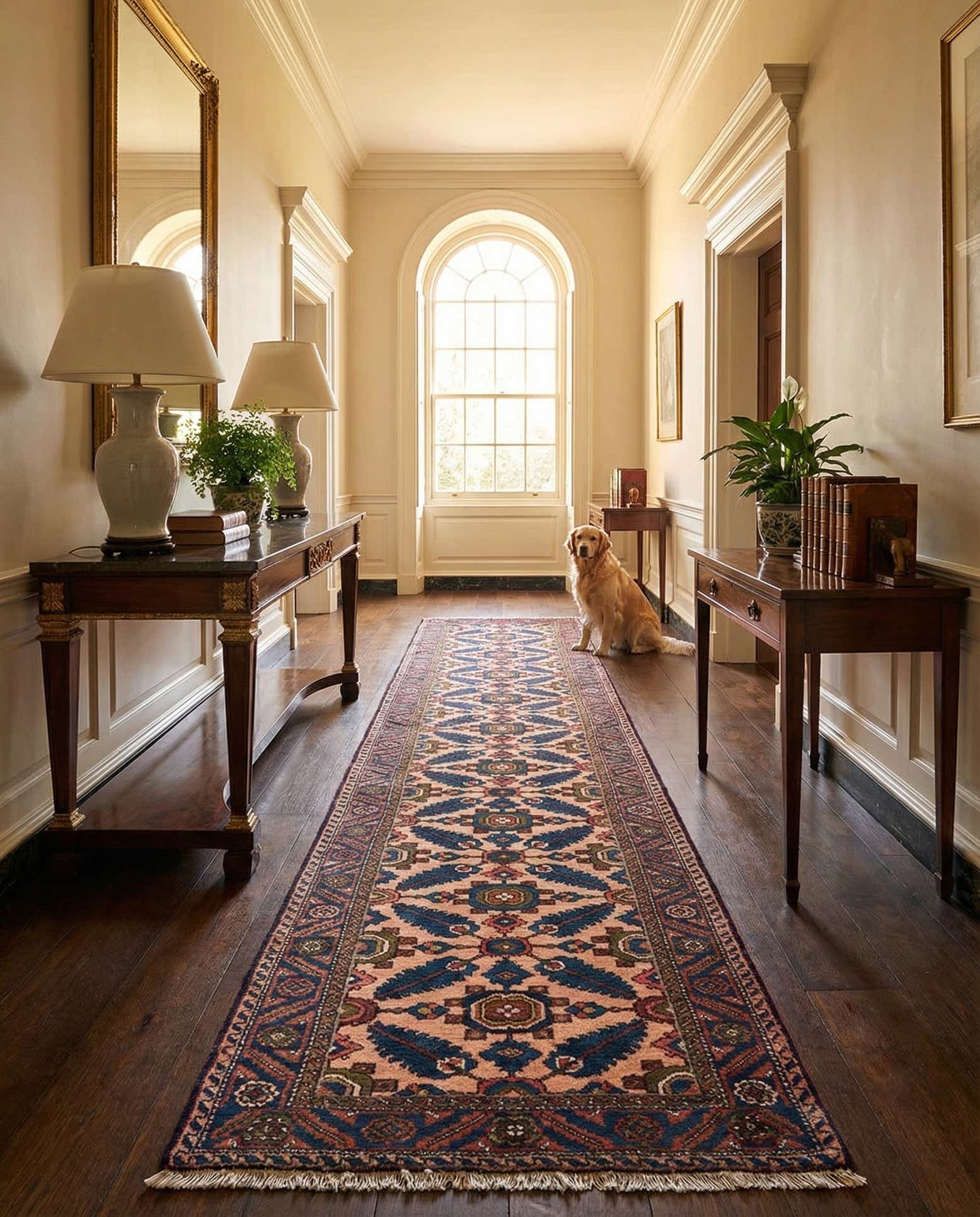 2' 3 x 15' 11 Hamedan Wool Runner Rug